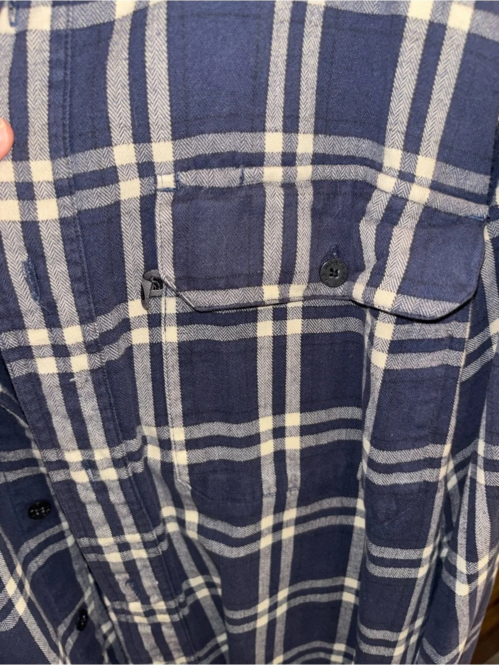 The North Face classic plaid